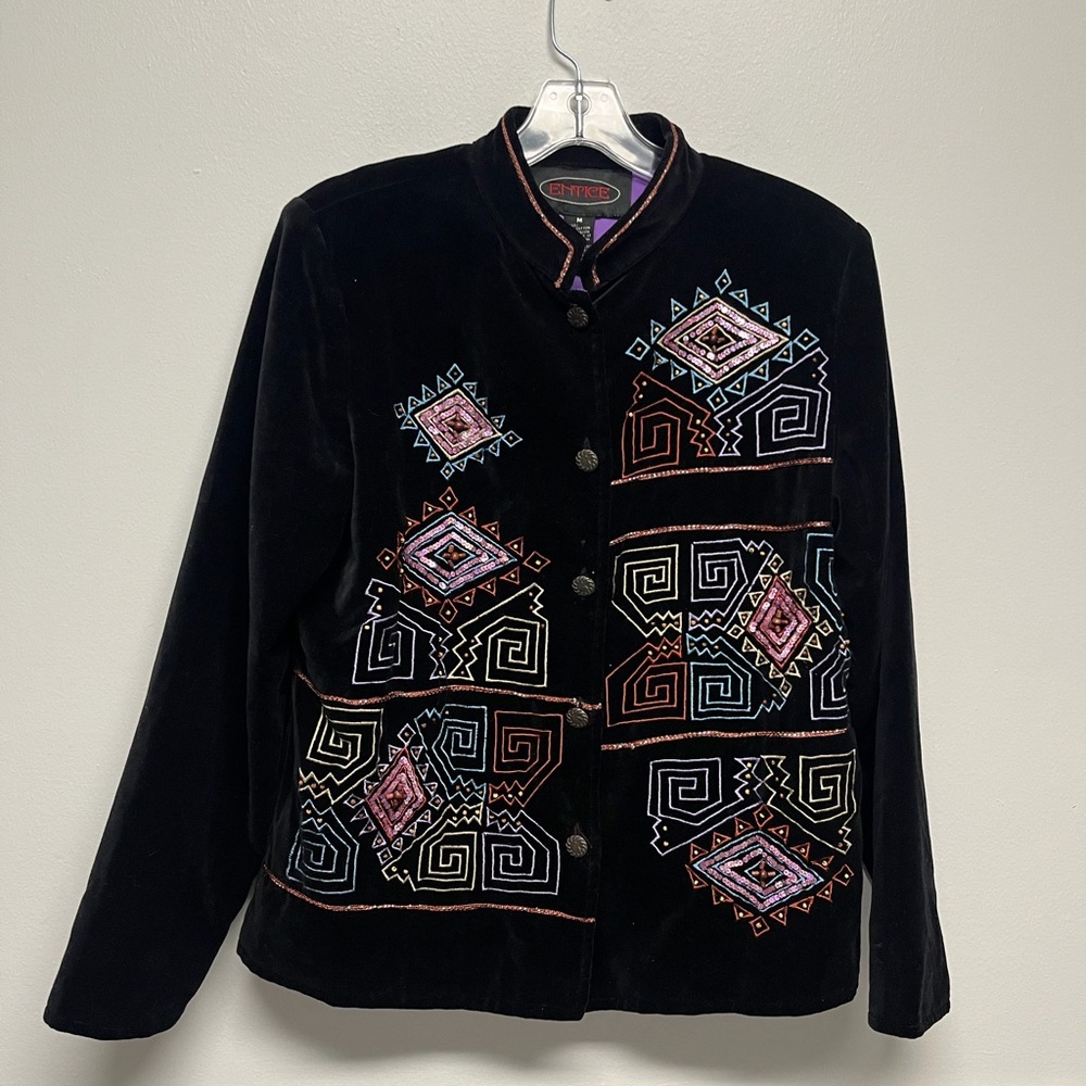 Entice Embroidered Beaded Jacket
